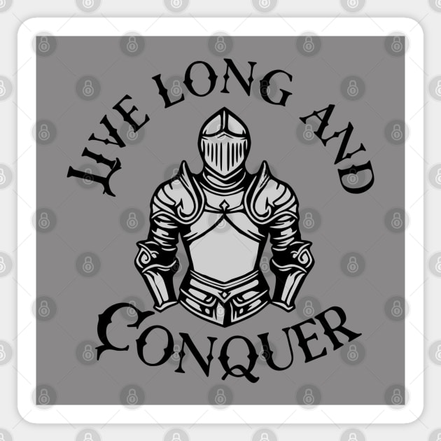 Live Long and Conquer Sticker by KayBee Gift Shop